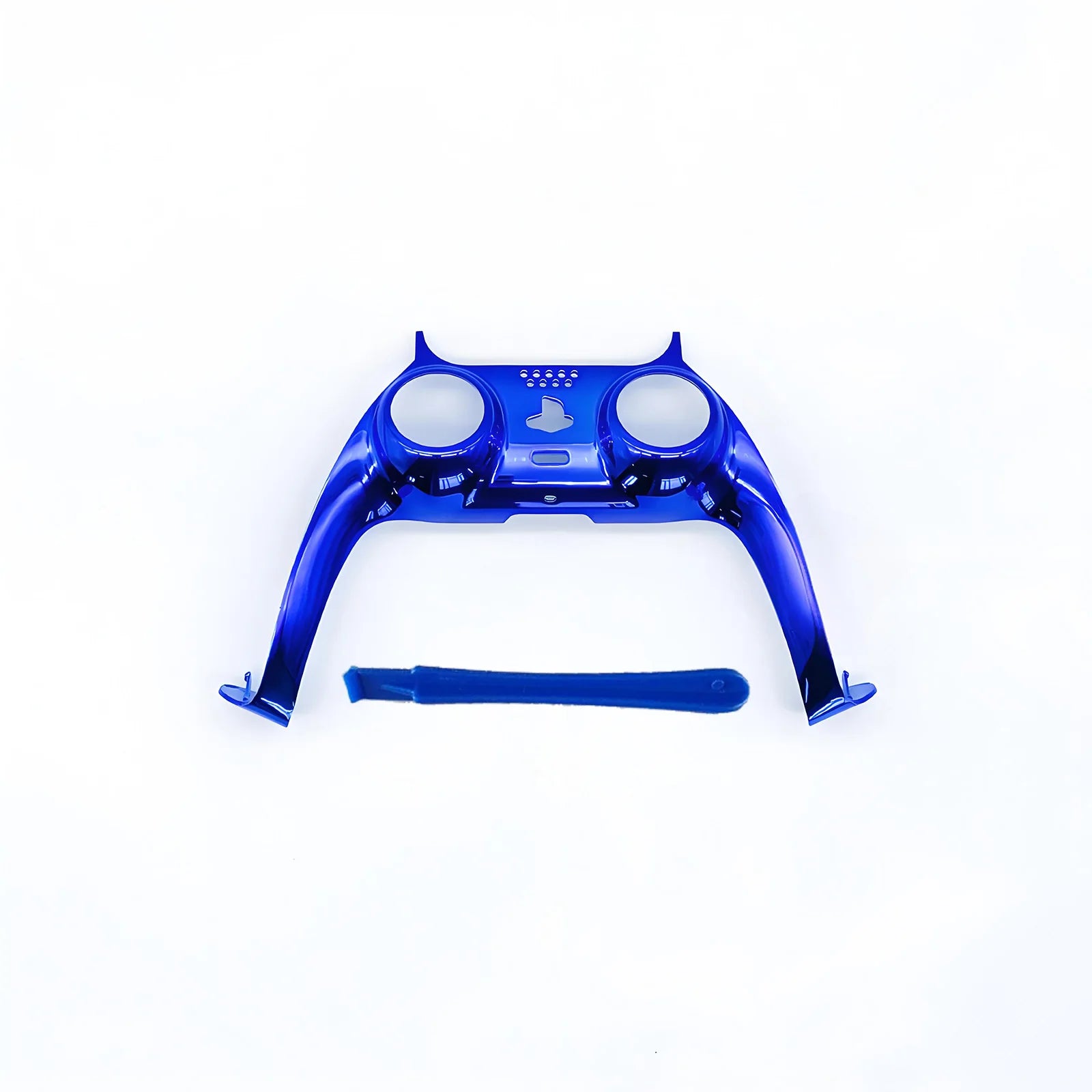 Decorative Strip for PS5 Controller Joystick Chrome Handle Cover Replacement with Pry Bar DIY Precise Fit Shell Trim Accessories
