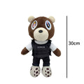 26cm Kawaii Kanye Teddy Bear Plush Toy Kanye West Graduation Soft Fill Home Room Decoration Birthday Gift Commemorative Gift
