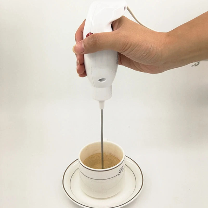 Portable Electric Hand Blender, Milk Frother Coffee Drink Blender, Baking And Cooking Blender EU Plug