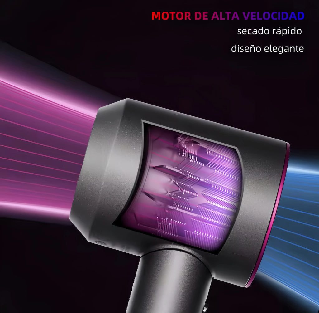 High-speed bladeless hair dryer Negative ion hair care High power, silent and quick drying, portable, suitable for home travel