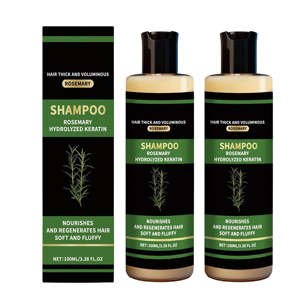 Rosemary Shampoo for Women & Men-Natural Thickening & Strengthening Shampoo with Hydrolyzed Keratin for Thinning Hair Anti Loss