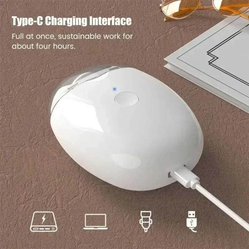 2 IN 1 Electric Nail Clipper Cutter With LED Light Automatic Nail Grinder Trimmer For Baby Adult Mini Manicure Tools Nail Care