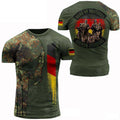 Germany Flag T Shirt Men Tops Tee Shirts 3D Jungle Camo Printed Deutschland Eagle Emblem T-Shirt Olive Beige Forest Short Sleeve