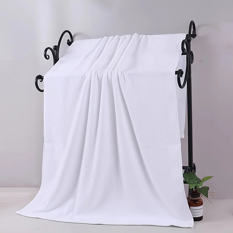 4pcs/set Extra large soft bath towel! Highly absorbent, fast drying 400GSM high-density polyester blend