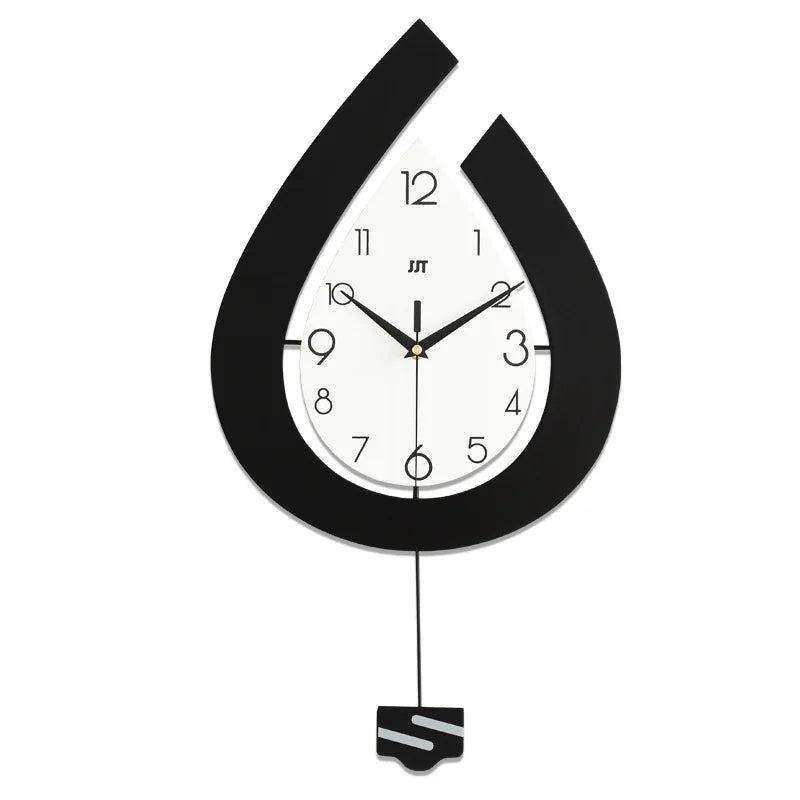 Wall Clock for Living Room, Creative Fashion, Modern Simple Home Swing Clock