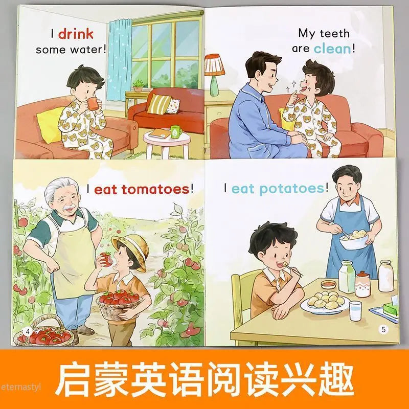 BOOKD OFToddler Baby English Enlightenment Picture Book Audio Edition Preparatory Entry Level Children's Graded Reading Early Ed
