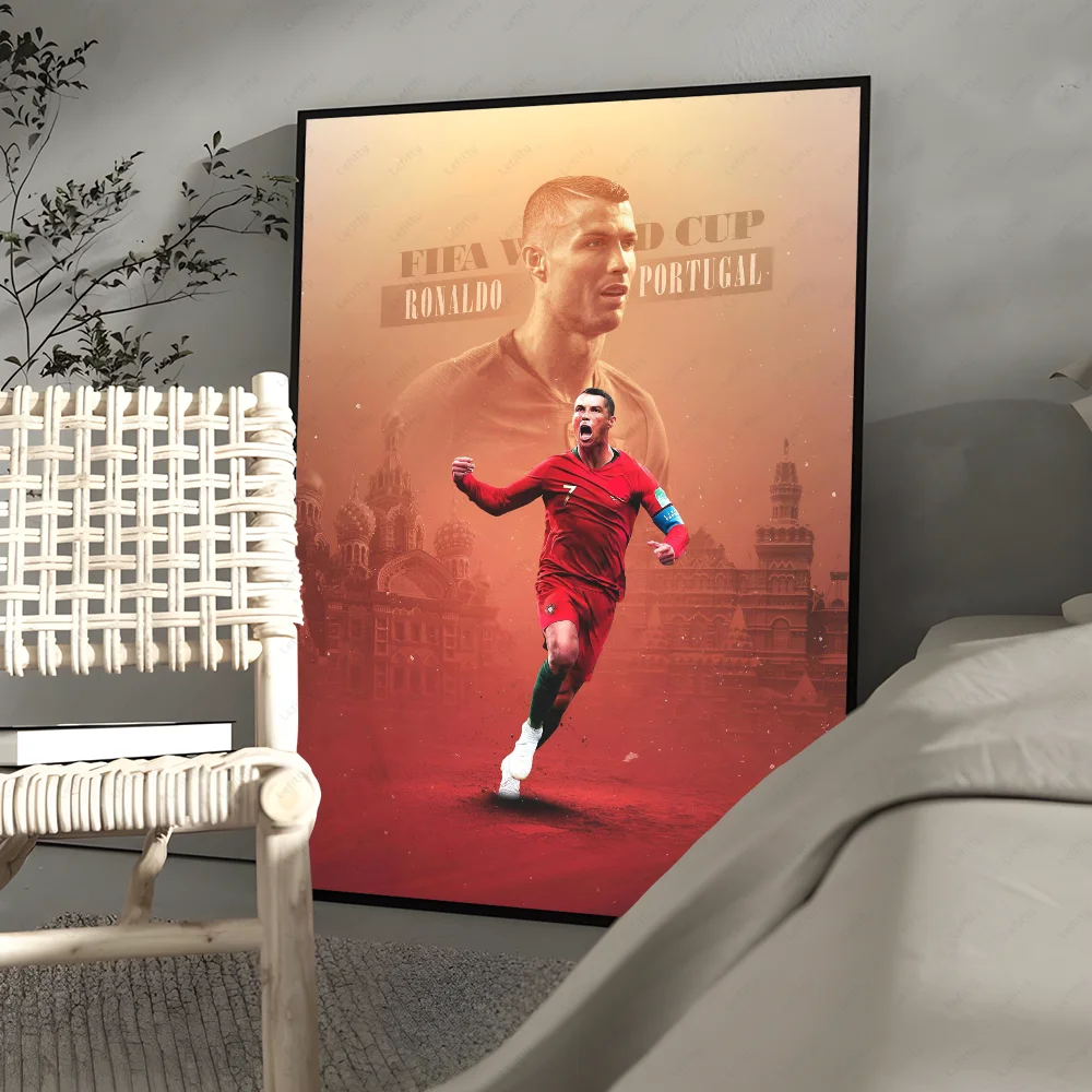 C-Cristiano R-Ronaldo CR7 Classic Vintage Poster Wall Art Painting Study Nordic Home Decor