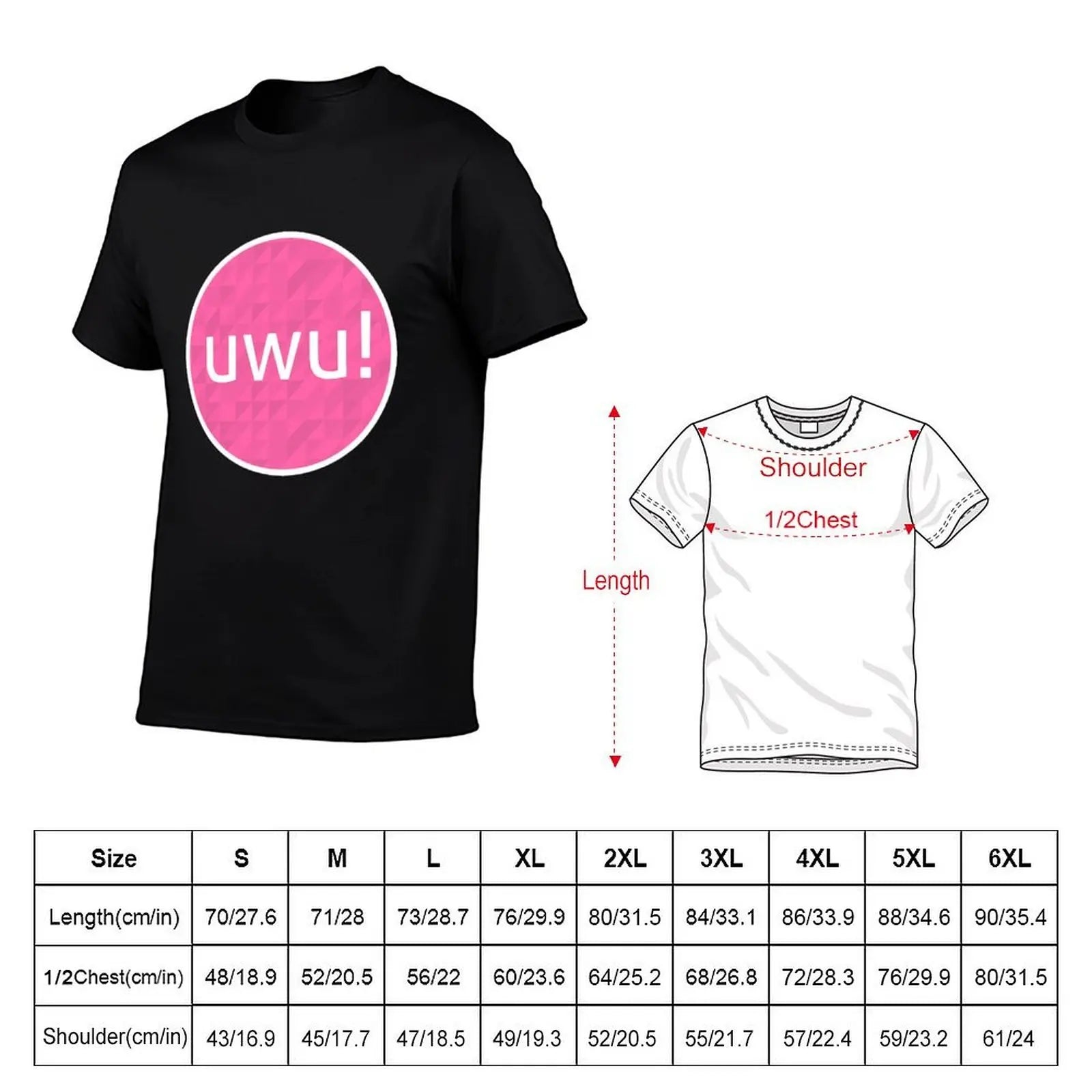osu! uwu! T-Shirt t shirts designer man t shirts for men casual man t shirt cotton high quality T-shirt