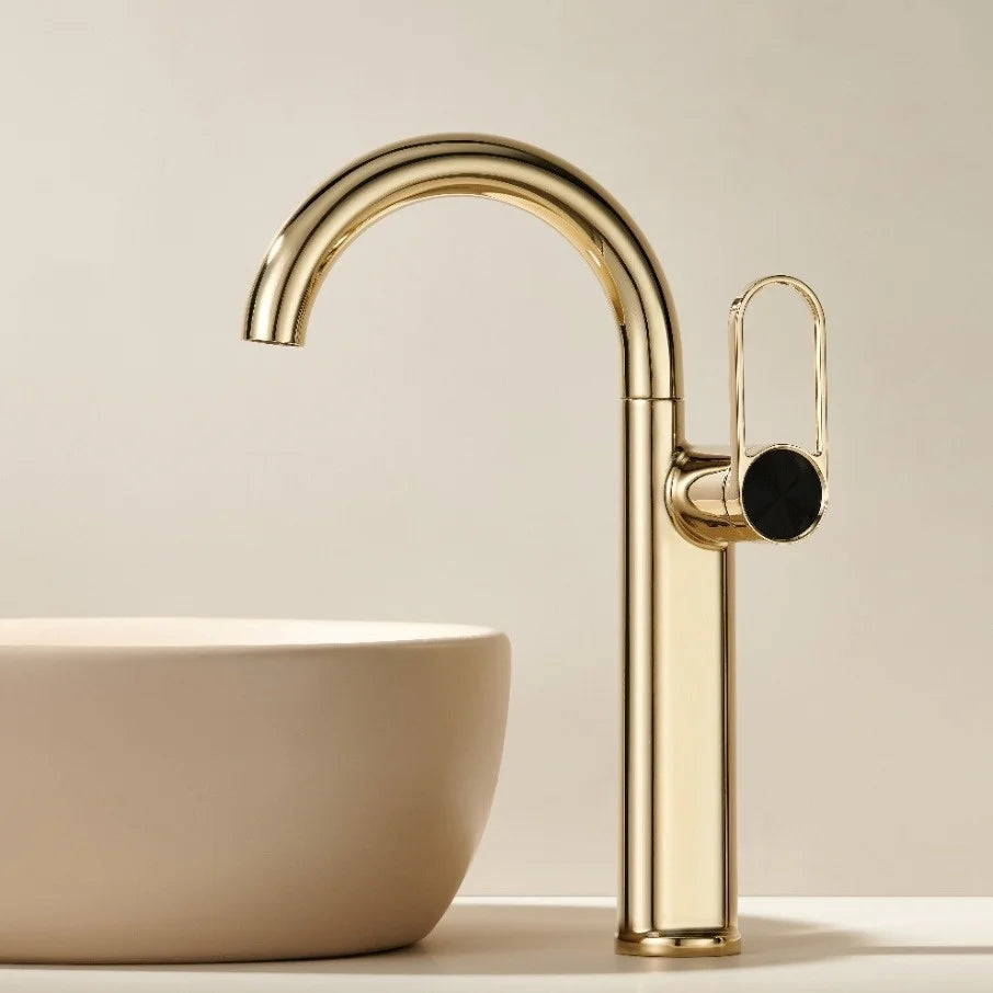 Swivel Spout Tall Washroom Faucet Mixer Torneiras De Cozinha Para Pia De Banheiro Household Brass Basin Bathroom Tap Hot Cold