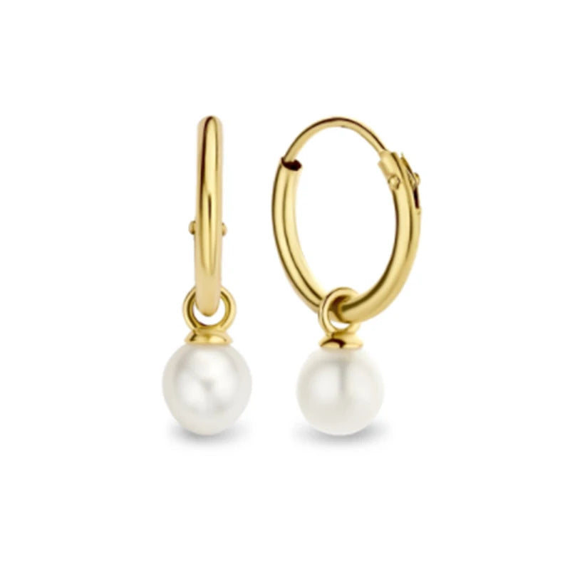 925 Sterling Silver Women's Earrings Korean Pearl Pendant Earrings For Lovers' Anniversary Wedding Gift Fine Earring Brincos