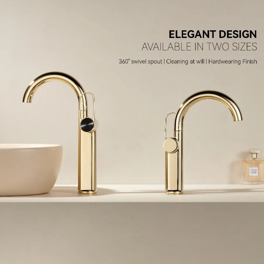Swivel Spout Tall Washroom Faucet Mixer Torneiras De Cozinha Para Pia De Banheiro Household Brass Basin Bathroom Tap Hot Cold