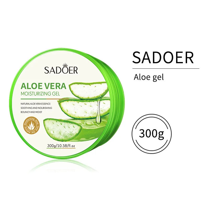 300g SADOER Aloe Vera Gel Creams Moisturizing Whitenting Nourishing Anti Wrinkle Hydrating Face Cream Skin Care