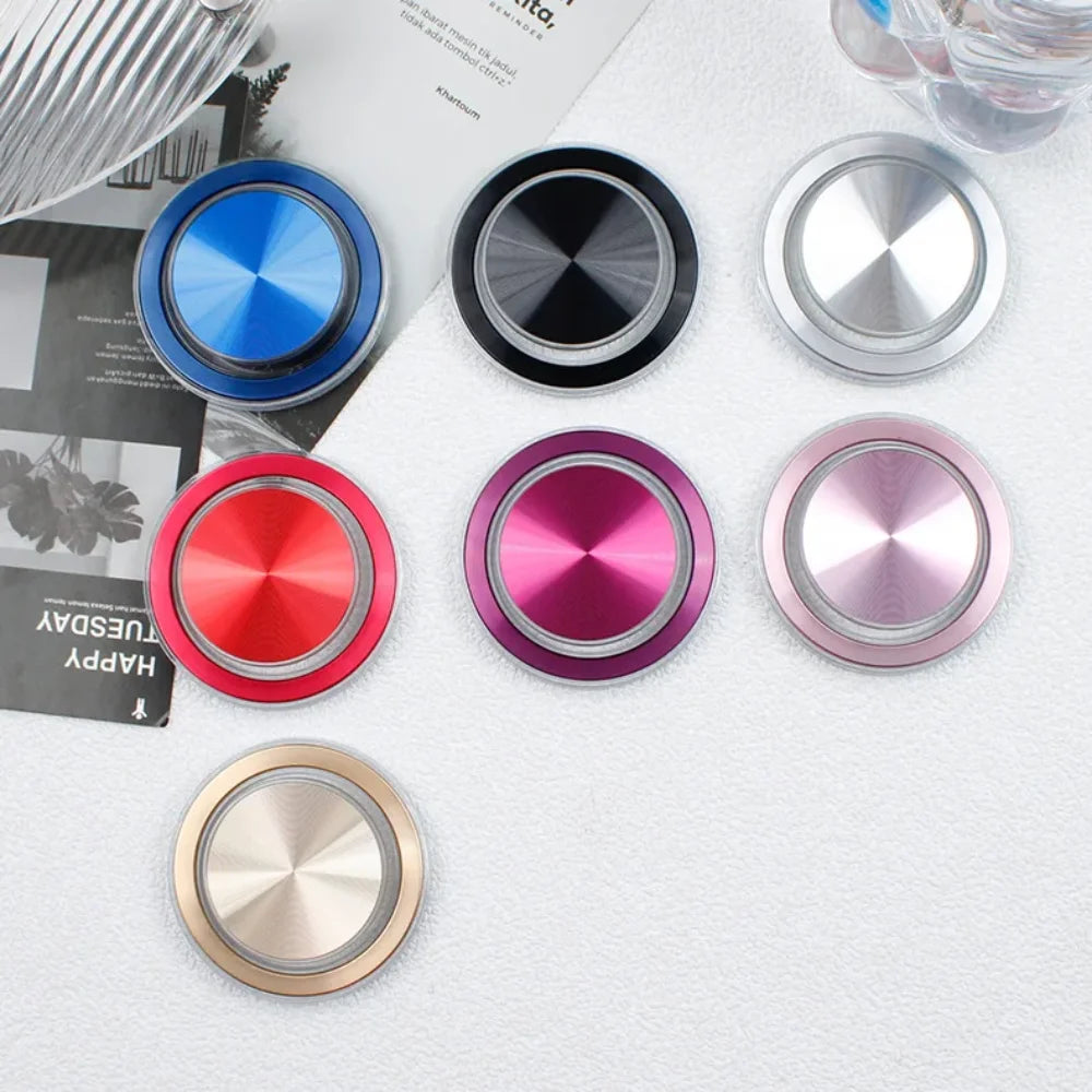 CD Pattern Magnetic Transparent Airbag Bracket Electroplated Mobile Phone Support Bracket Suitable for Cell Phone Airbag Bracket