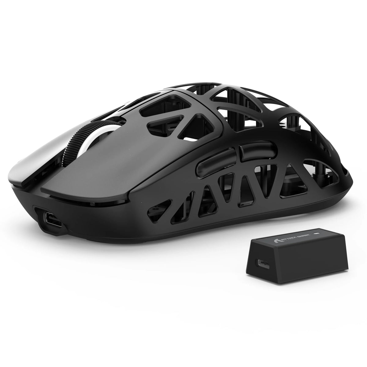 ATTACK SHARK R2 Magnesium Alloy PAW3950 Gaming Mouse, Tri-mode, 8000hz, 42000 DPI, 45g Ultralight, 100M Clicks Microswitches