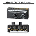 6 In 1Out Audios Signal Selection Switcher Audios Switcher Selector For Seamlessly Sound Quality Effortless Switching