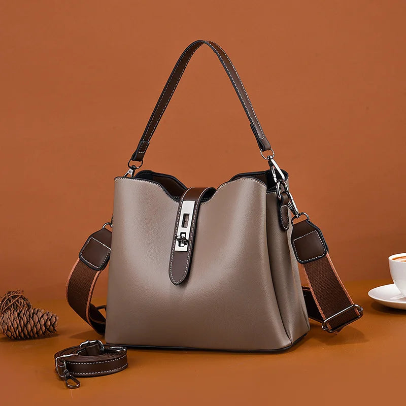 New Casual PU Backpack Women Shoulder Bags School Bags for Teenage High Quality Travel Tote Packbag Mochila Crossbady Bag Gril