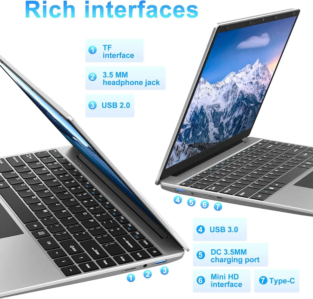 Jumper S5 Laptop 14 inch FHD Intel N3350 12GB RAM 256GB SSD Windows Intel UHD Graphics 4800mAh