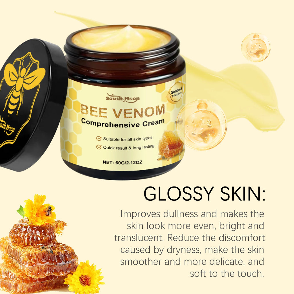 Bee Venom Face Cream Moisturizer Nourish Dryness Skin Firming Repair Damaged Skin Strengthen Barrier Brighten Nourish Body Cream