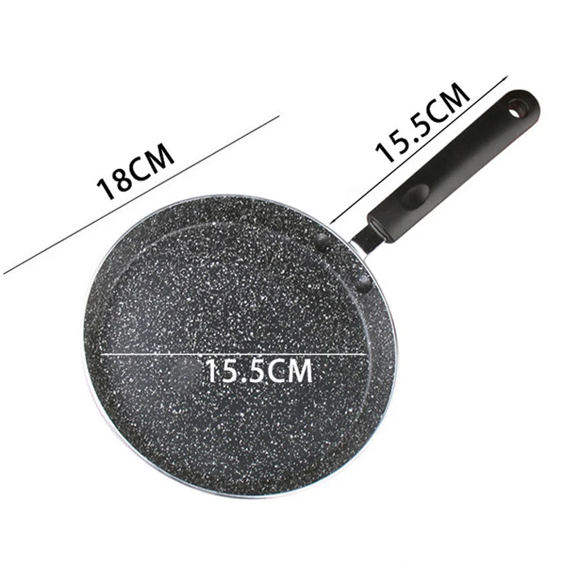 Non Stick Frying Pan 18/22/26CM Breakfast Pancake Egg Steak Frying Pot Pizza Panckae Pans With Handle Cooking Tool Cookware set
