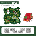Kids Puzzle Puzzle Electric Track Car DIY 3-6 Year Old Children's Automatic  Car Track Christmas Gift Toy Set Electric Track Car