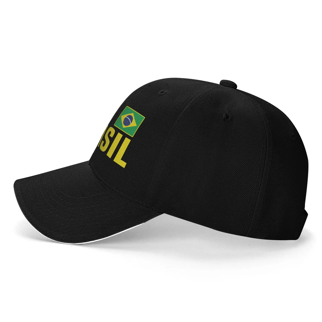 Brasil Flag of Brazil Baseball Cap  Men Women Custom DIY Hip Hop Hats Summer Classic Outdoor Sport Sun Baseball Caps