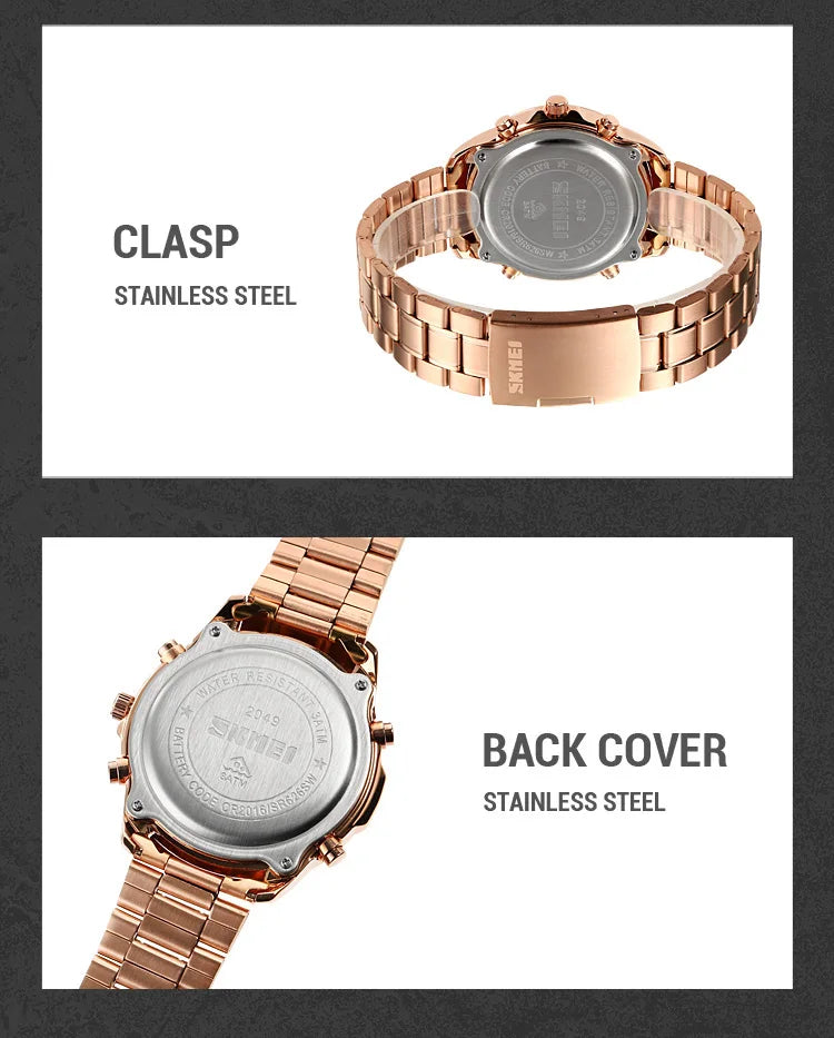 SKMEI 2049 Brand Electronic Watches for Man Fashion Large Dial Wristwatch Luminous Alarm Clock Calendar Casual Men Digital Watch