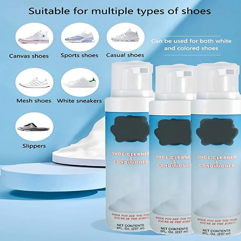 White Shoe Cleaner Whitening Cleaner For Shoe Sneakers Shoes Cleaning Yellow Soles Shoes Cleansing Polishing Cream Stain Remover