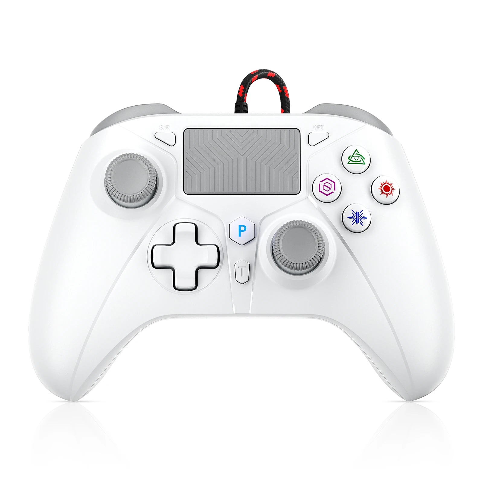 Gamepad For playstation 5 PS5/PS4/Pc Console Wire Controller With Turbo Touchpad Hall Trigger, Vibration Headphone Function Game