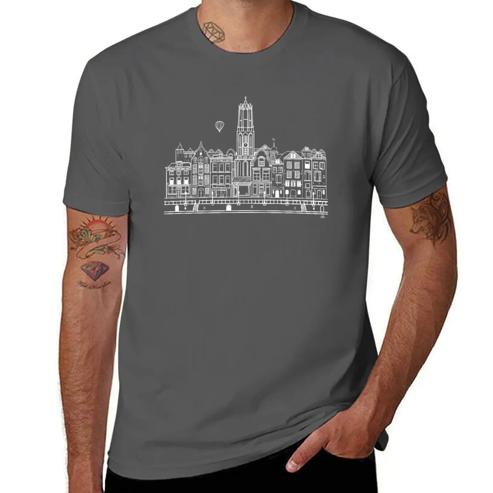 Utrecht, Holland T-Shirt graphics tees quick-drying mens t shirts casual stylish