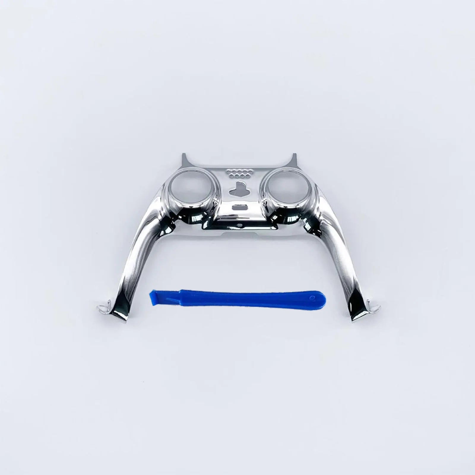 Decorative Strip for PS5 Controller Joystick Chrome Handle Cover Replacement with Pry Bar DIY Precise Fit Shell Trim Accessories