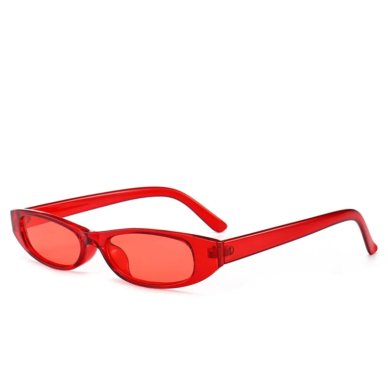 Y2K Classic Vintage Small Frame Sunglasses Women For Men Luxury Brand Design Sun Glasses Punk Popular Hip Hop Oval Shades UV400