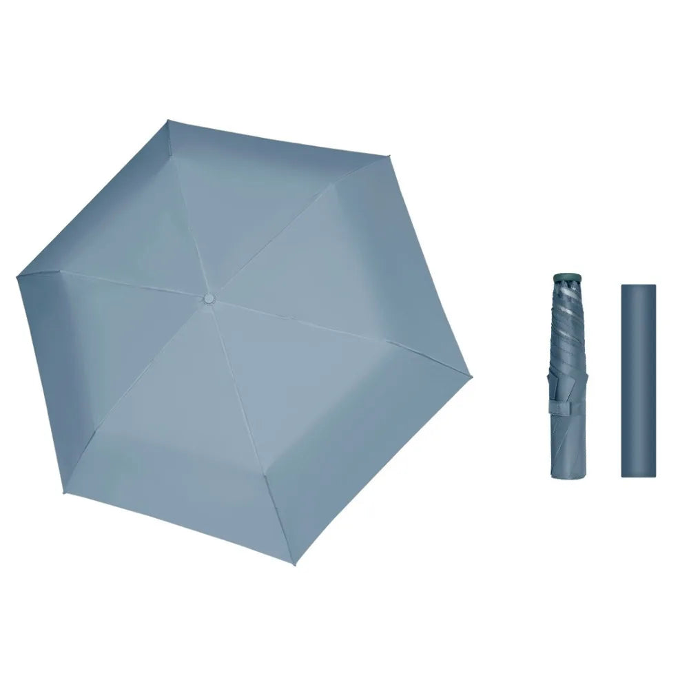 Ultra Light Sun Umbrella Folding Automatic Anti Uv Sunshine Umbrellas Compact Fresh and Elegant High-density Sunscreen Umbrella