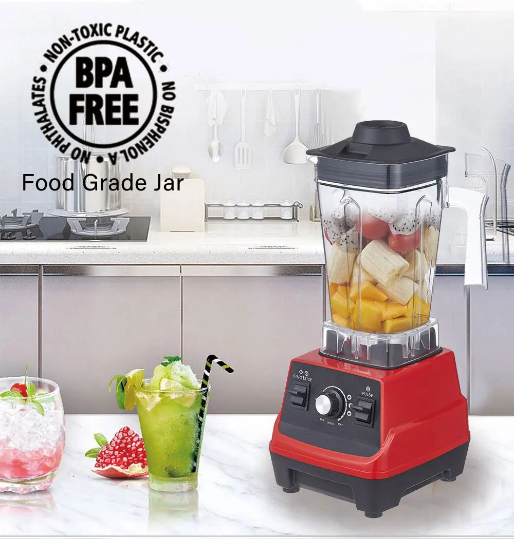 BioloMix Mini Pro Blender 1800W Motor 1.8L Main Jar 0.6L Portable Cup BPA Free Heavy Duty Juicer Smoothie Maker and Grinder