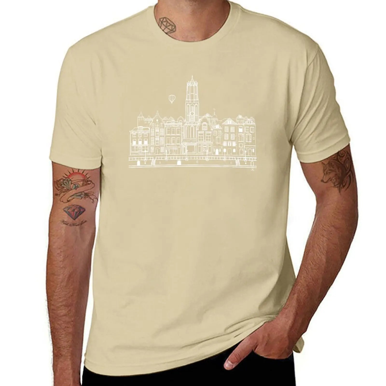 Utrecht, Holland T-Shirt graphics tees quick-drying mens t shirts casual stylish