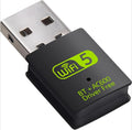 USB WiFi Bluetooth Adapter 600Mbps Dongle Dual Band 2.4G 5GHz Wi-Fi 5 Network Wireless Wlan Receiver Driver Free for PC/Laptop