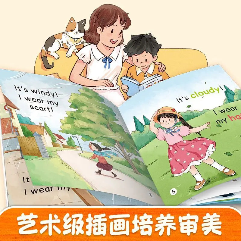 20 Volumes English Enlightenment Picture Book For 3-6 Years Old Beginner'S Zero Foundation Audio Version