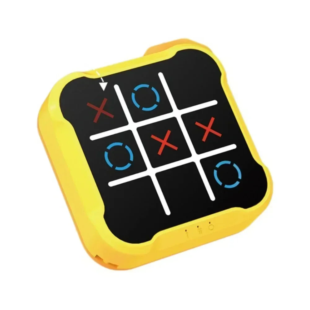 Tic-Tac-Toe Board Multifunctional Electronic Game Montessori Educational Table Game Chess Portable Chess Set Adult and children