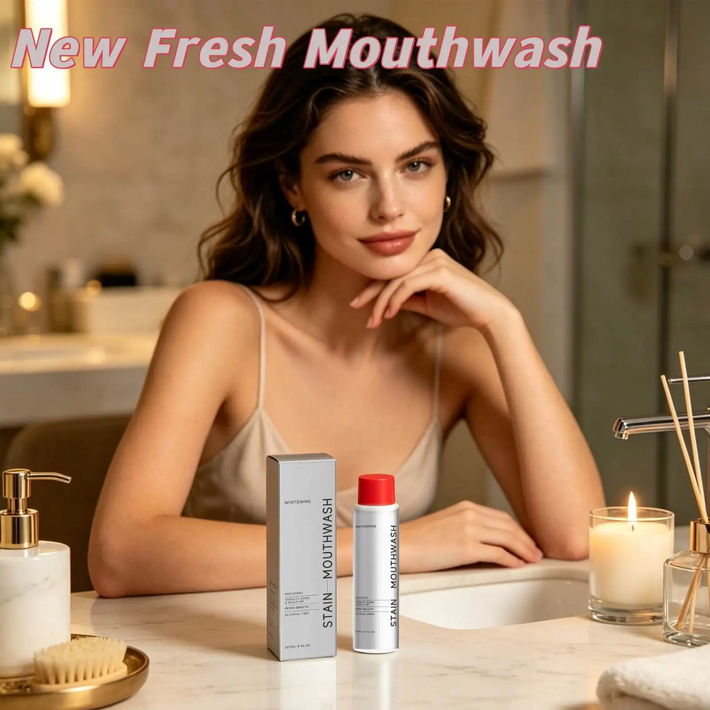 New Mouthwash For Bad Breath Treatment Removal Tooth Stains Reduce Yellow Teeth Travel Refresh Gums Bad Breath Care Mouthwashs