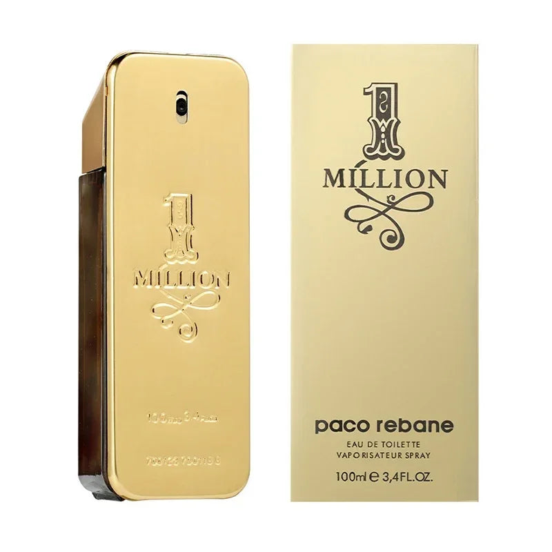 100ml Golden Perfume Million Gold Brick Men's Long-Lasting Woody Perfume Charming Enticing Natural Men's Perfume Pray Fragrance
