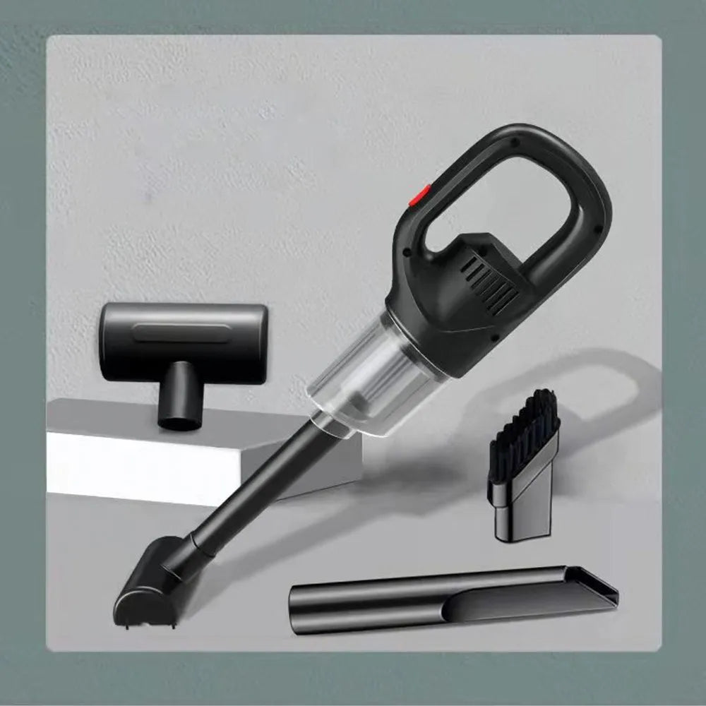 2 in 1Wireless Handheld Vacuum Cleaner Chargeable Auto Vacuum for Home & Car & Pet Mini Vacuum with Strong Blowing Function