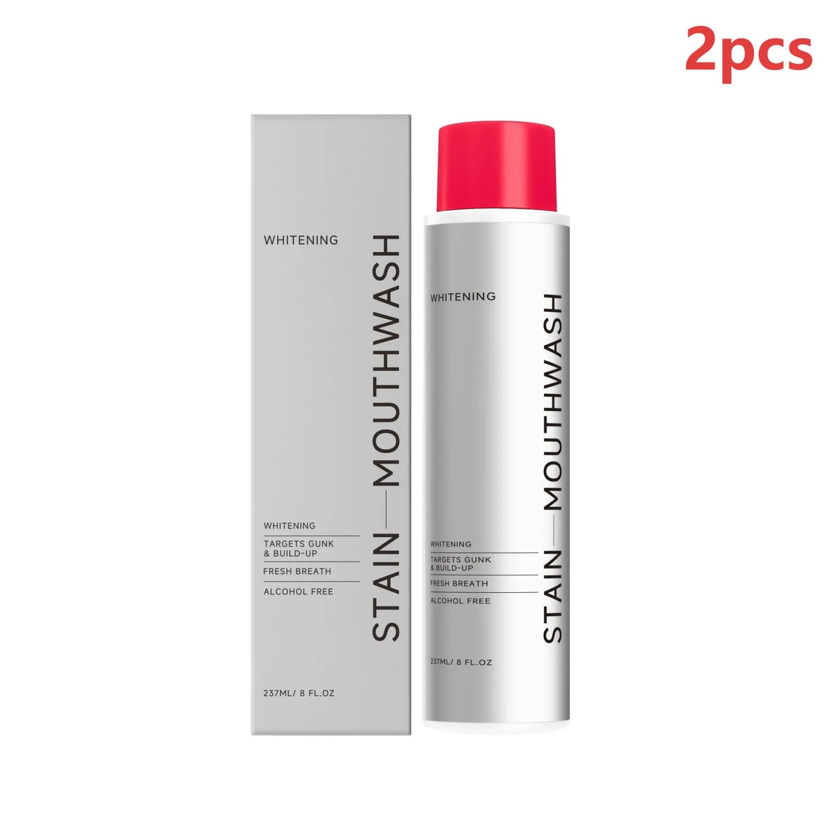 Whitening Mouthwash Mouth Odor Remover Teeth Stain Remover Fresh Breath Cool Feeling Refreshing Non-spicy Panthenol Mouth Rinse
