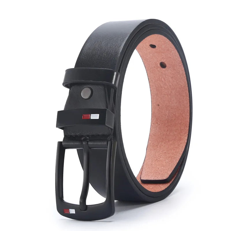 120cm High Quality Men Belt Alloy Square Male PU Leather Belt Men Male Strap Pin Buckle Fancy Vintage Jeans Waistband Strap