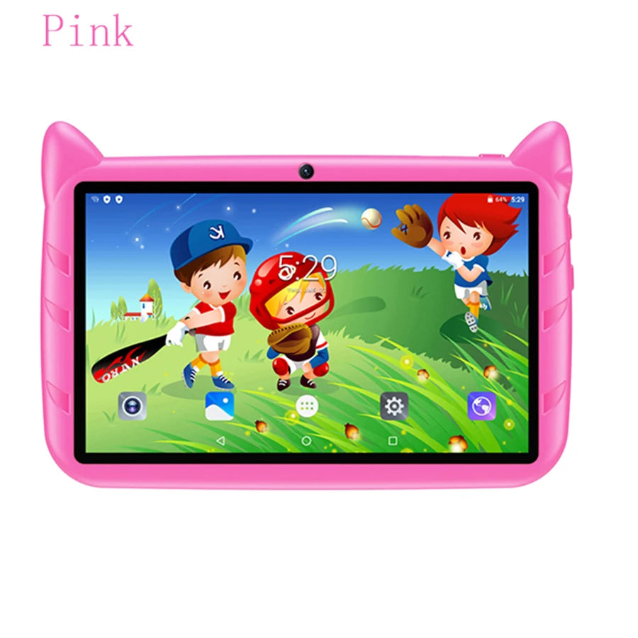 B86 7 Inch Kid Tablet Android 13, 4GB RAM 64GB ROM 1TB Expand,5G WiFi,4000MAH Battery,Dual Camera, Children's Gift Kids Software