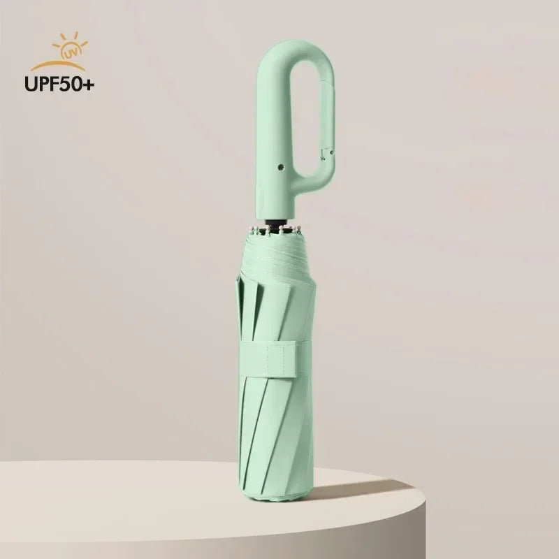 2025 New Automatic Umbrella, Enlarged Umbrella Surface Diameter 125CM Windproof And Rainproofs Carabiners Design Easy To Places.