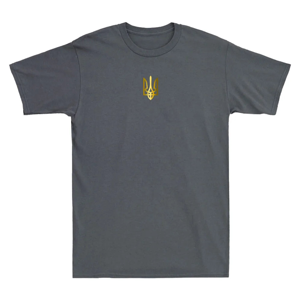 Ukrainian T Shirt, Ukraine Zelensky T-shirt, Ukraine Golden Trident Logo T-Shirt