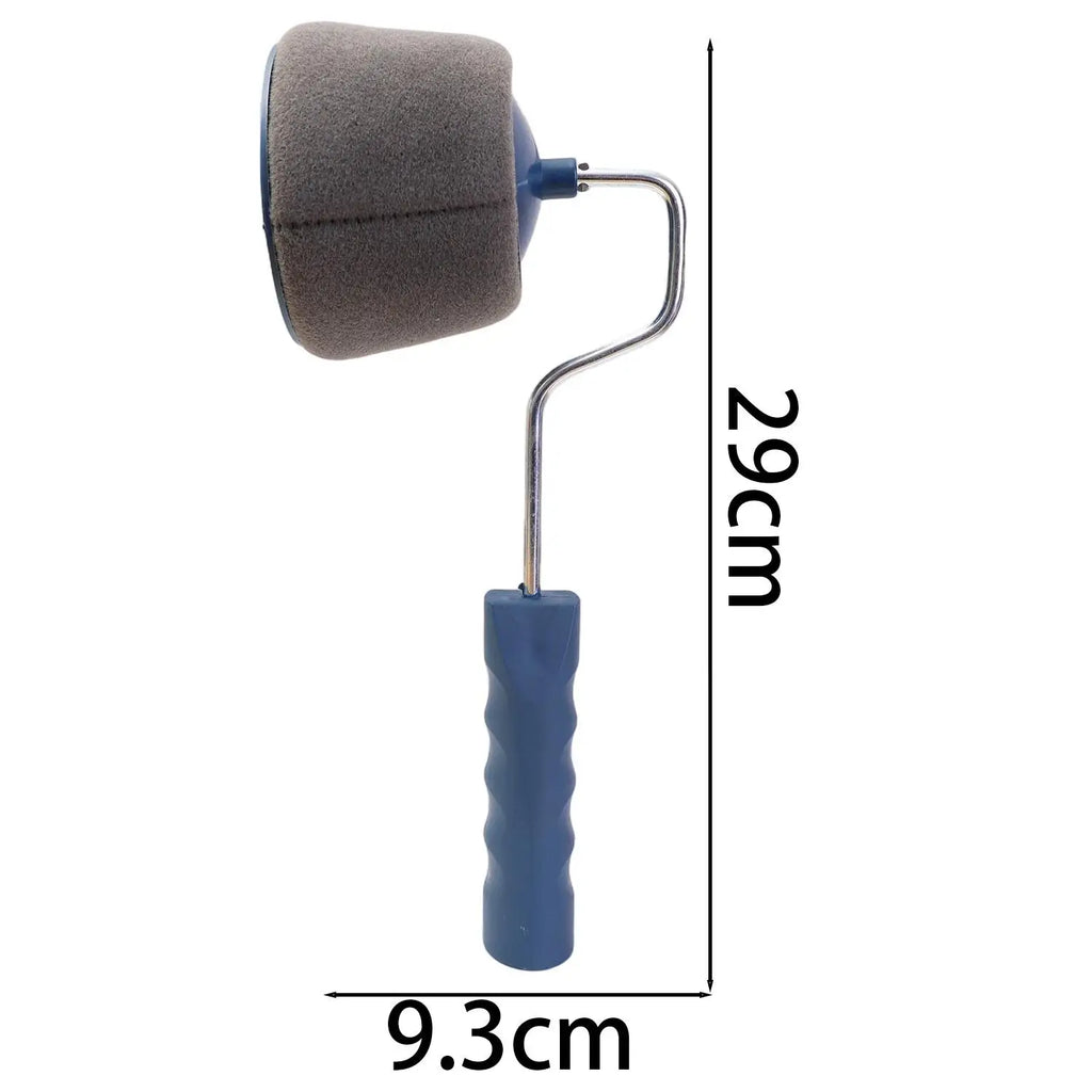 Drum Brush with Built-in Storage Easy-to-fill for Floors Wall Paint Refinish Handheld Paint Roller Household Paint Application