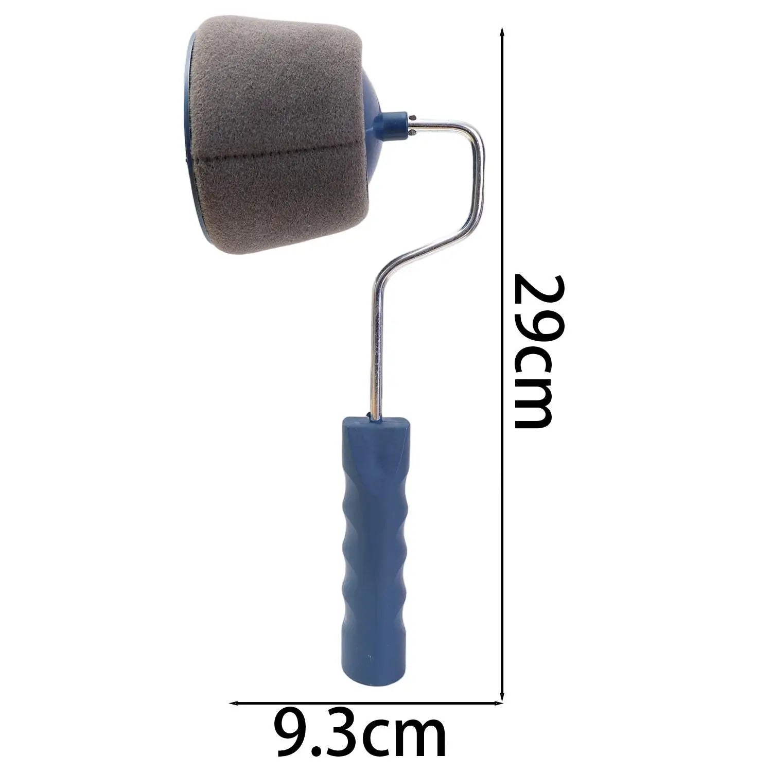 Drum Brush with Built-in Storage Easy-to-fill for Floors Wall Paint Refinish Handheld Paint Roller Household Paint Application