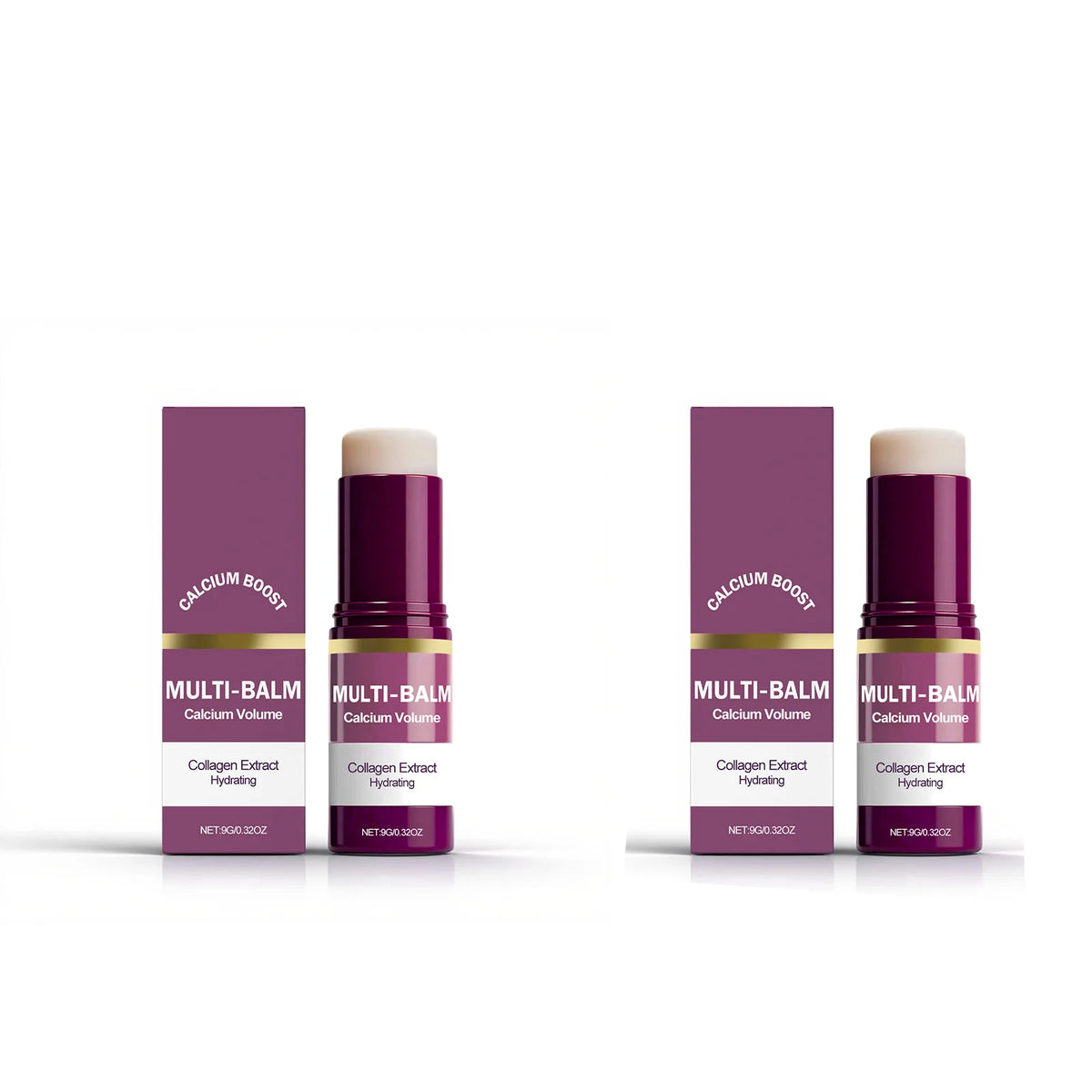 Anti-Aging Balm Calcium Solid Cream Stick Deep Moisturizing Repair Balm for Face Reduce Wrinkles Soothes Dry Skin Daily Skincare