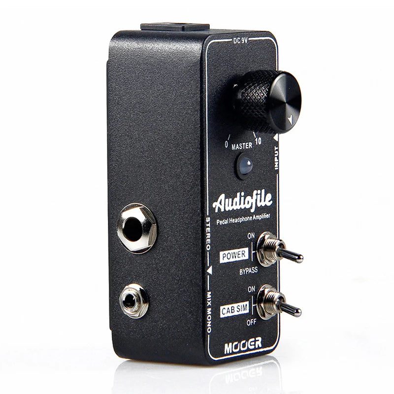 MOOER Audiofile Guitar Effect Pedal Headphone Amplifier Built-in Analog Speaker Cabinet Simulation Electric Guitar Accessories