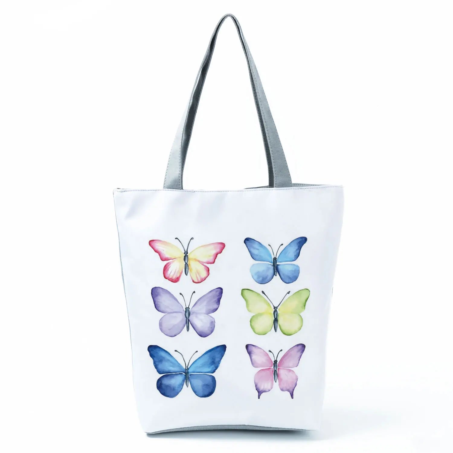 Women's Handbags Butterfly Elegant Print Harajuku Large Capacity Shopping Bag Beautiful Practical Tote Travel Beach Shoulder Bag